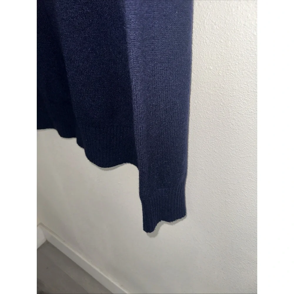 J. Crew Mercantile Men's Wool‎ Cotton Blend Sweater Navy Size XXL